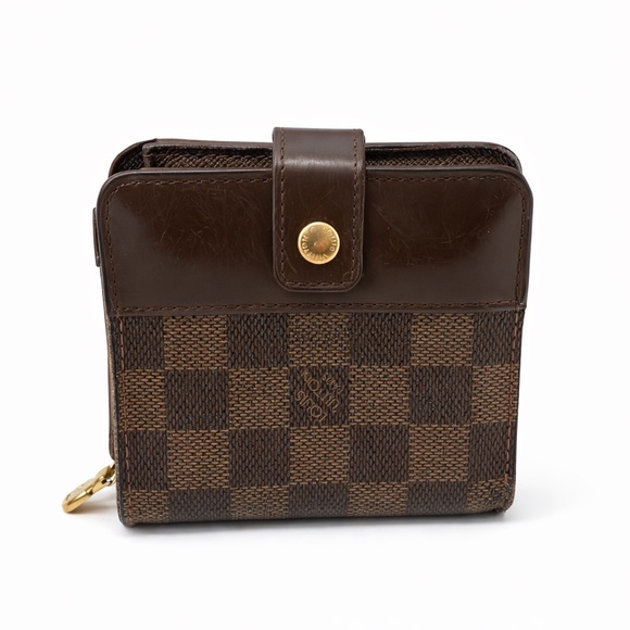 Louis Vuitton Handbags - Louis Vuitton Compact Snap Zip Bi fold Wallet DAMIER EBENE​​​​